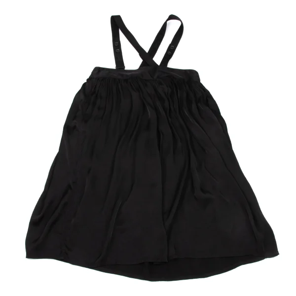 Ground Y BEYOND BORDERS Garment Dyed Cupro Suspender Skirt K-175275_009