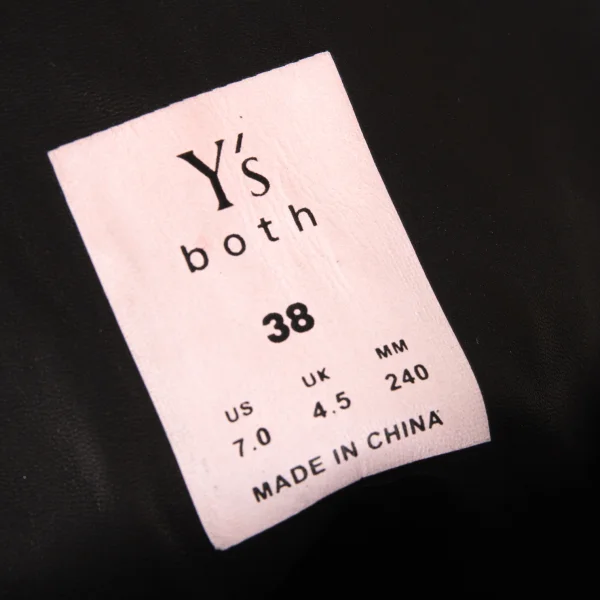 Y's×both 50th Anniversary Side Gore Lece Up Leather Boots K-175278_014