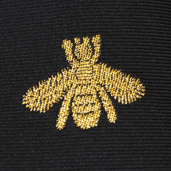 GUCCI Silk Bee Embroidered Tie K-175280_004