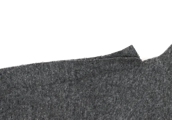 RAGNE KIKAS for Yohji Yamamoto Out Seam High Neck Knit Coat K-175282_006