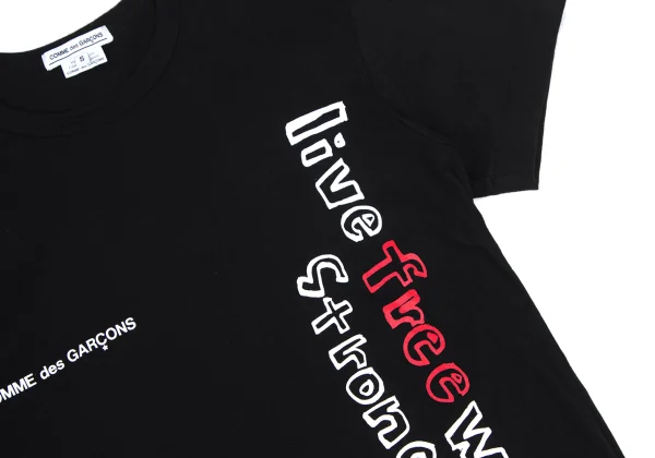 COMME des GARCONS Message Print T-shirt K-175283_005