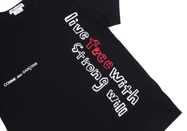 COMME des GARCONS Message Print T-shirt K-175283_008