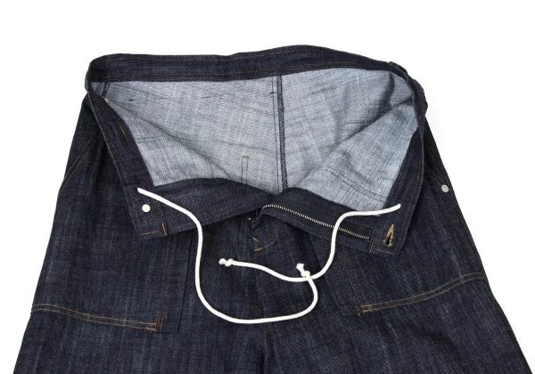 Y's Vinyl Patch Wide Denim Pants K-175286_006