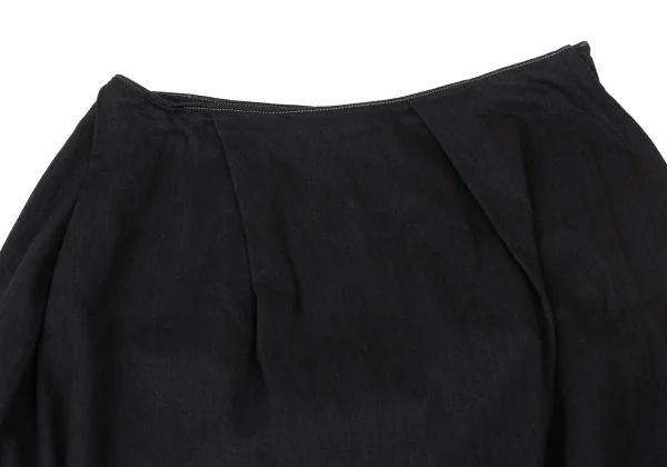 zucca Cotton Hem Switching Tuck Skirt K-175287_004