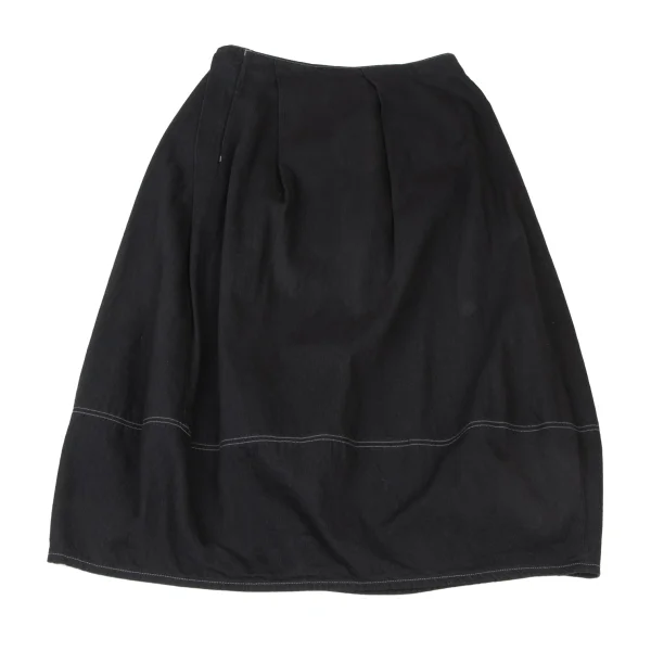 zucca Cotton Hem Switching Tuck Skirt K-175287_012