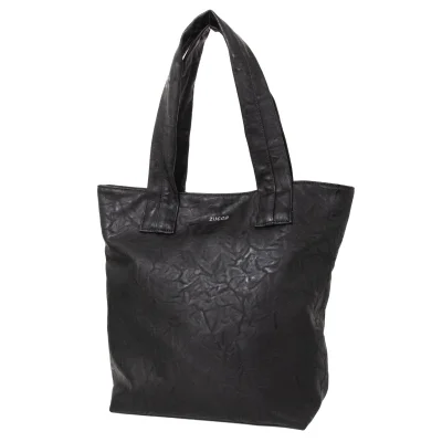 zucca Logo Embroidered Embossed Tote
