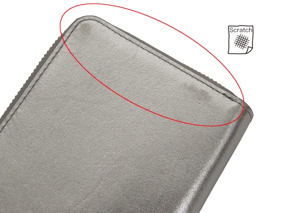 Ground Y Cow Leather Metallic Wallet K-175291_006