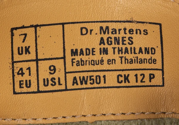 Dr.Martens AGNES Strap Leather Shoes K-175298_012