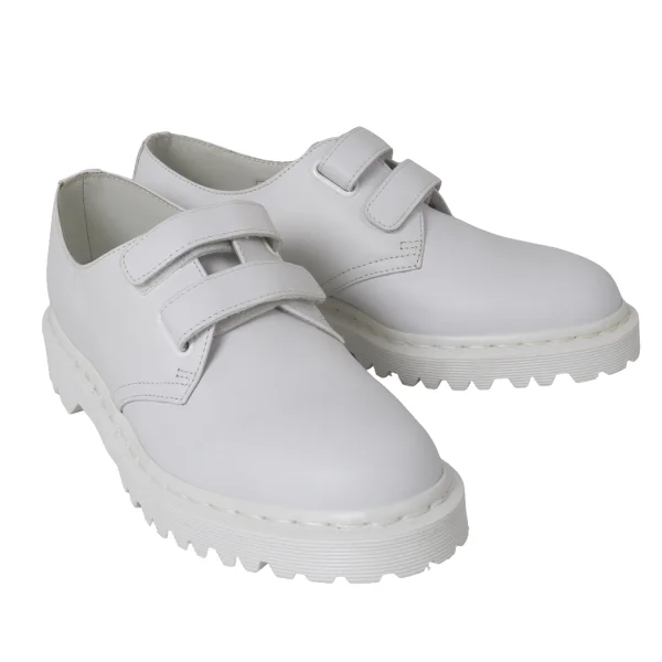 Dr.Martens LAURENNE Double Strap Leather Shoes White UK7 K-175301_001