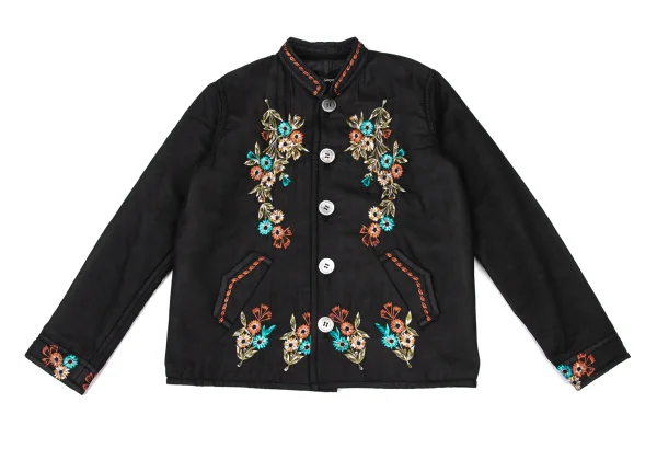 tricot COMME des GARCONS Floral Embroidery Padded Chiffon Jacket K-175309_002