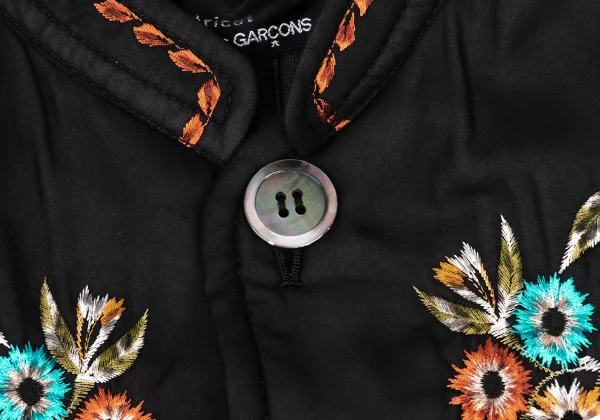 tricot COMME des GARCONS Floral Embroidery Padded Chiffon Jacket K-175309_005
