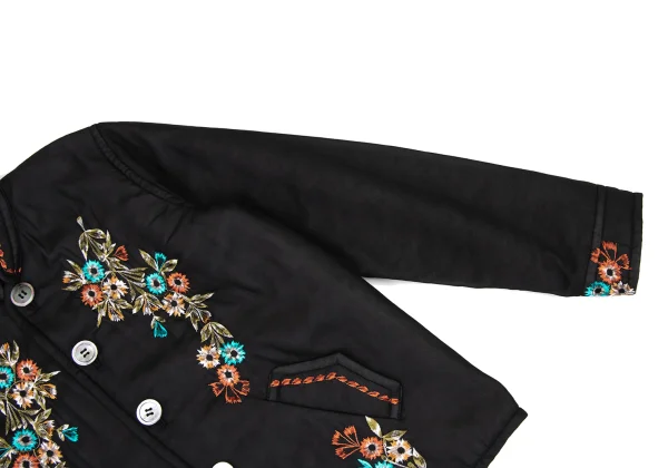 tricot COMME des GARCONS Floral Embroidery Padded Chiffon Jacket K-175309_007