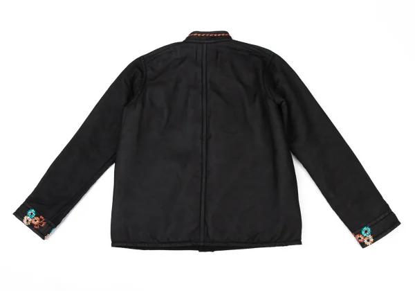 tricot COMME des GARCONS Floral Embroidery Padded Chiffon Jacket K-175309_012