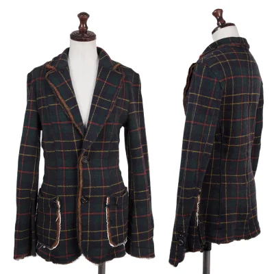 tricot COMME des GARCONS Check Knit Jacket