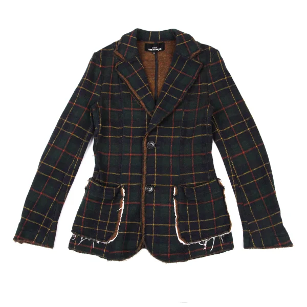 tricot COMME des GARCONS Check Knit Jacket K-175310_002