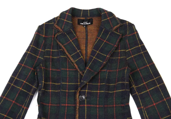 tricot COMME des GARCONS Check Knit Jacket K-175310_003