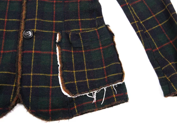 tricot COMME des GARCONS Check Knit Jacket K-175310_009