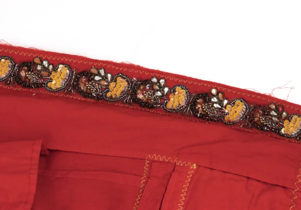 tricot COMME des GARCONS Dyed Ethnic-Style Embellished Shirt Jacket K-175311_013