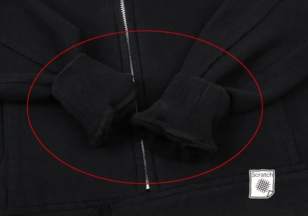 tricot COMME des GARCONS Cutting Zip-up Sweatshirt Blouson K-175312_007