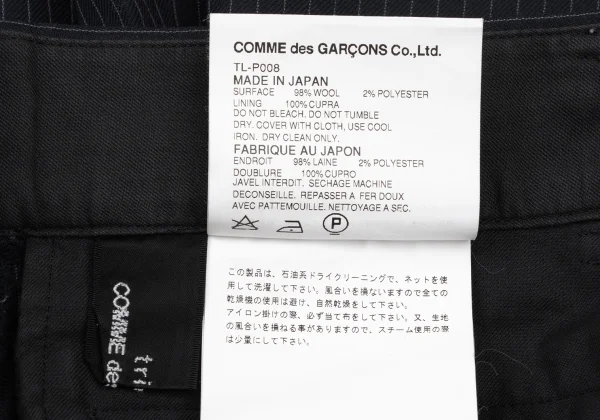 tricot COMME des GARCONS Wool Pinstripe Pants K-175315_012