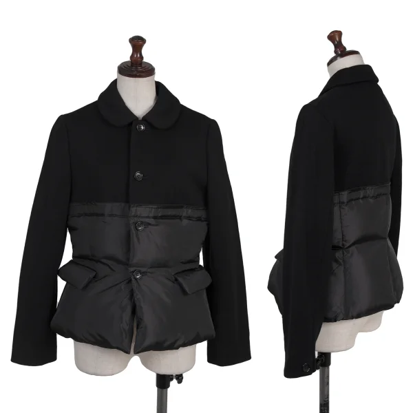robe de chambre COMME des GARCONS Down Docking Knit Jacket Black M K-175319_001
