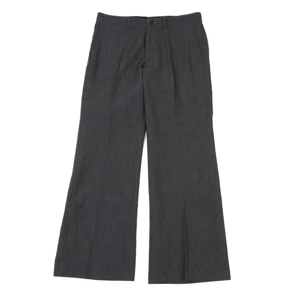 tao COMME des GARCONS Straight Wool Pants Grey SS K-175321_001