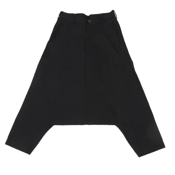 COMME des GARCONS Wool Serge Dropped Crotch Pants Black S K-175323_001