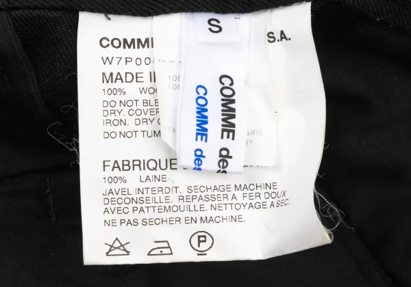 COMME des GARCONS Wool Serge Dropped Crotch Pants K-175323_013