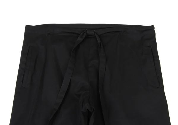 Yohji Yamamoto FEMME Stretch Cotton Drawstring Pants K-175325_002