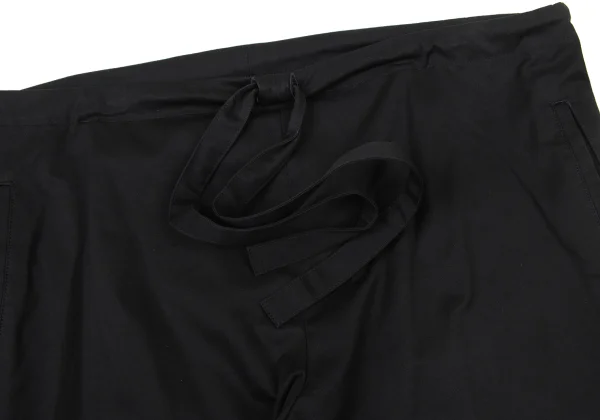 Yohji Yamamoto FEMME Stretch Cotton Drawstring Pants K-175325_003
