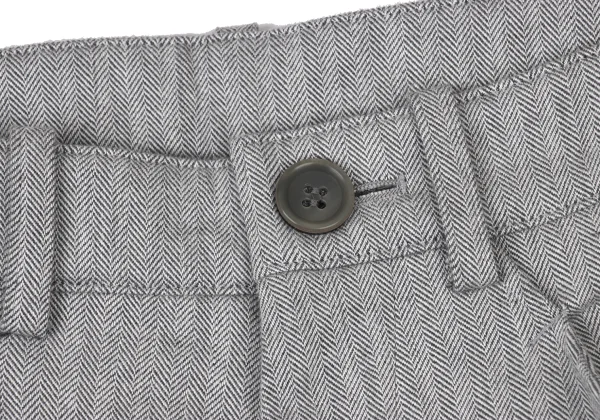 Y's Cotton Herringbone Dropped Crotch Pants K-175327_003