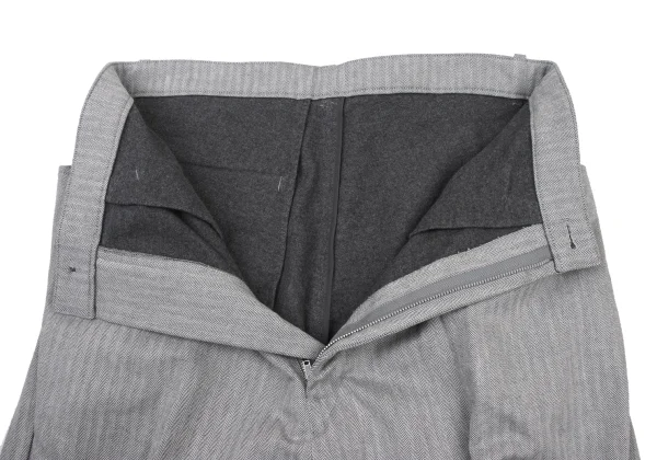 Y's Cotton Herringbone Dropped Crotch Pants K-175327_005