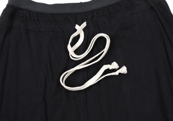 RickOwens lilies Cotton Drawstring Dropped Crotch Pants K-175328_003