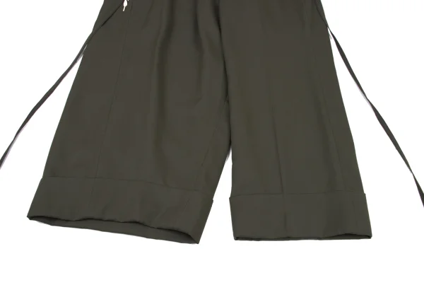 FRAPBOIS Wool Gaba Asymmetrical Wide Pants K-175330_011