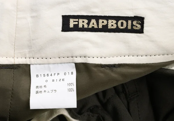 FRAPBOIS Wool Gaba Asymmetrical Wide Pants K-175330_019