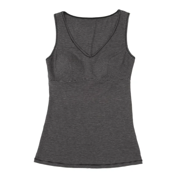 Y's for living Brushed Stripe Running Top K-175332_002