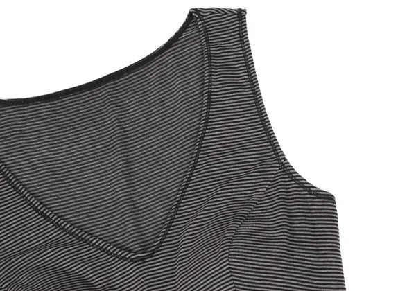 Y's for living Brushed Stripe Running Top K-175332_005