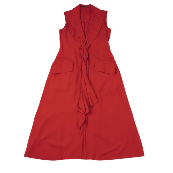 Yohji Yamamoto collections Rayon Front Drape Sleeveless Derss K-175338_002