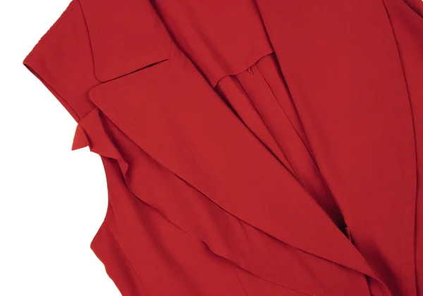 Yohji Yamamoto collections Rayon Front Drape Sleeveless Derss K-175338_006