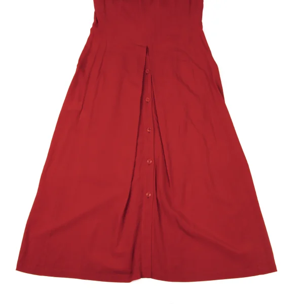 Yohji Yamamoto collections Rayon Front Drape Sleeveless Derss K-175338_015