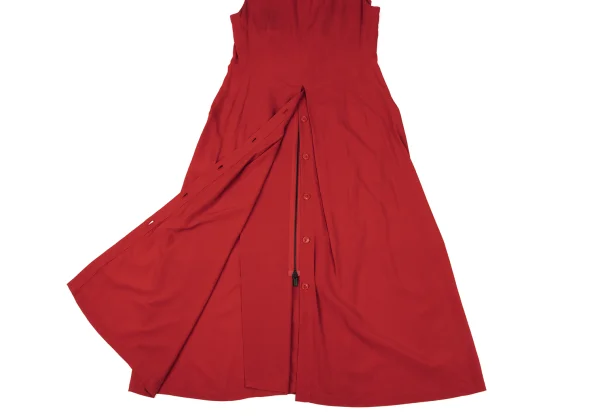 Yohji Yamamoto collections Rayon Front Drape Sleeveless Derss K-175338_016