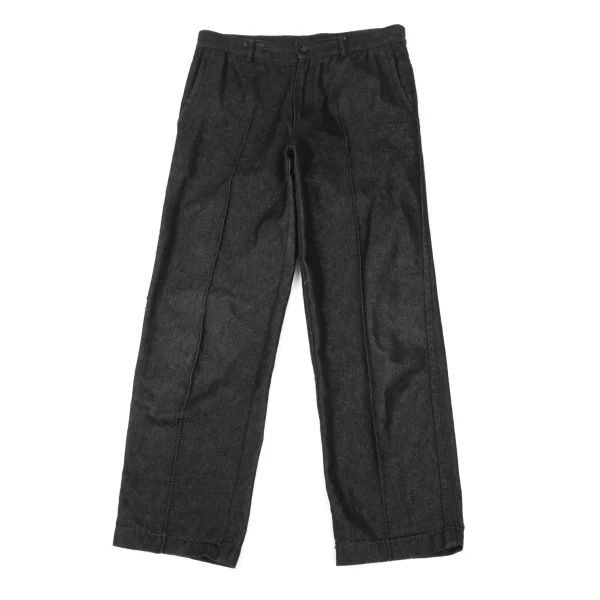tricot COMME des GARCONS Linen Blend Denim Pants Black M K-175341_001