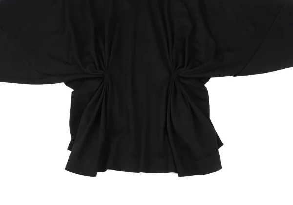 LIMI feu Wool Nylon Gather Design Dolman Top K-175343_011