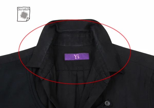 Y's PINK Front Layered Design Short Sleeve Shirt K-175344_007