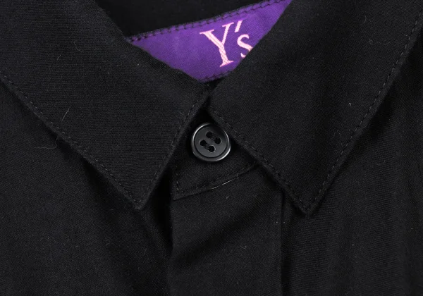 Y's PINK Front Layered Design Short Sleeve Shirt K-175344_008