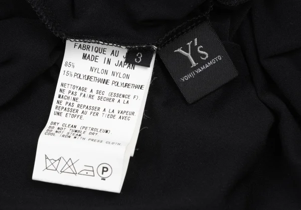 Y's Nylon Stretch Turtle Neck Sleeveless Top K-175345_009