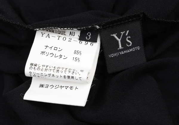 Y's Nylon Stretch Turtle Neck Sleeveless Top K-175345_010