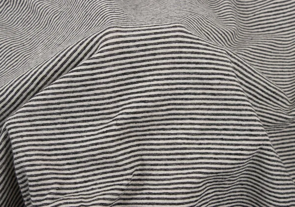 Y's Cotton Blend Cord Design Striped Top K-175346_011