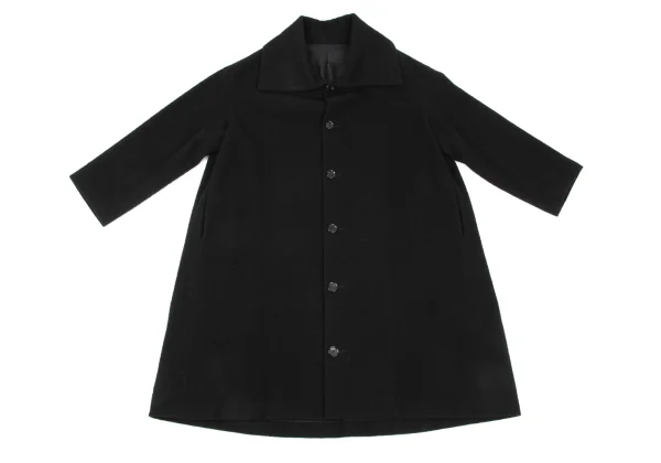Y's Wool Nylon High Neck Coat K-175350_002