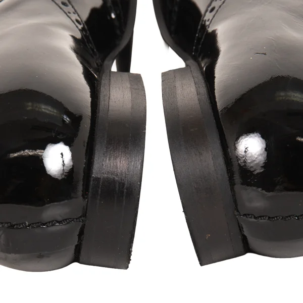 tricot COMME des GARCONS Patent Wingtip Slip-on Shoes K-175351_010